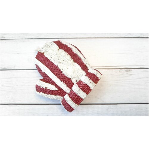 Свеча новогодняя восковая варежка из 100% пчелиного воска