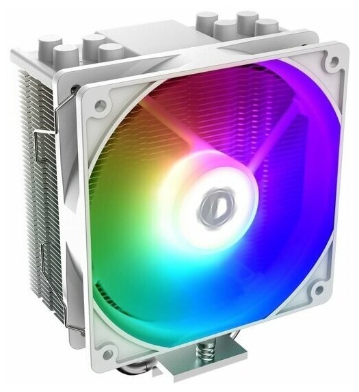 Вентилятор Id-cooling Se-214-xt Argb White LGA1700/1200/115X/AM4 TDP 180W, Pwm, 4 тепл. трубки прямо