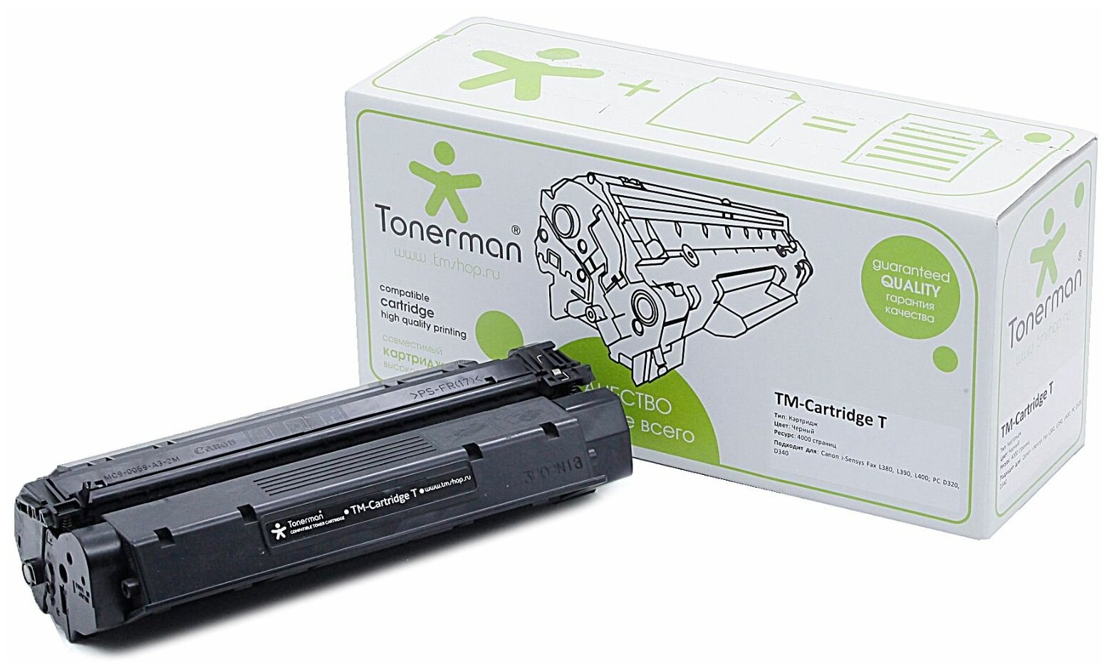Картридж Tonerman T для Canon i-Sensys Fax L380, L390, L400; PC D320, D340