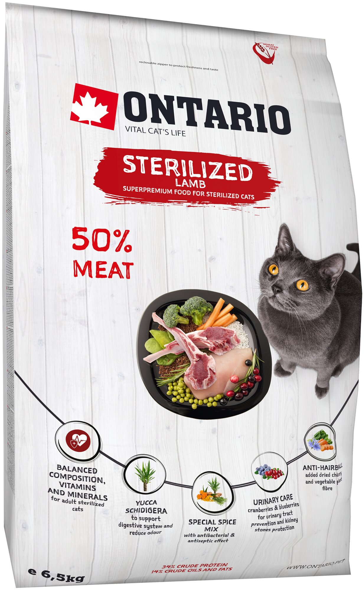 Ontario -       (Sterilised Lamb) 6,5 