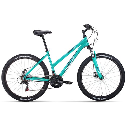 Женский велосипед Forward Iris 26 2.0 D, год 2022, цвет Зеленый-Белый, ростовка 17