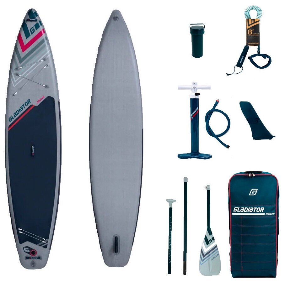 Cап борд надувной двухслойный Gladiator ORIGIN 12'6" S / Sup board, сапборд, доска для сап серфинга