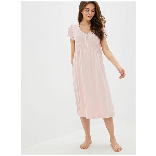 Сорочка Luisa Moretti, короткий рукав, трикотажная, размер XL, розовый