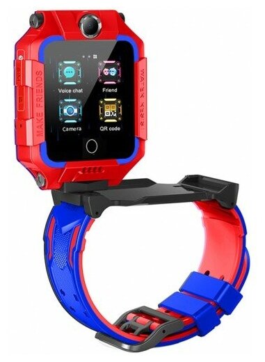 Умные часы BandRate Smart ABRSY99RBL с будильником, автофокусом, кнопкой SOS
