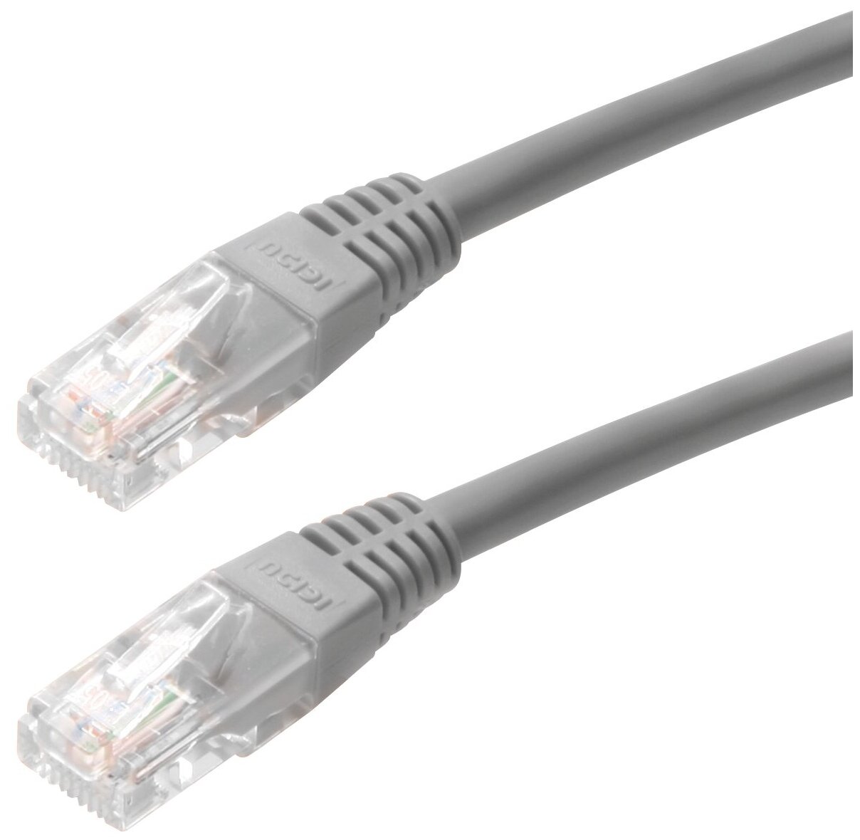 Кабель UTP patchcord cat.5e 5м ITK PC01-C5EU-5M серый