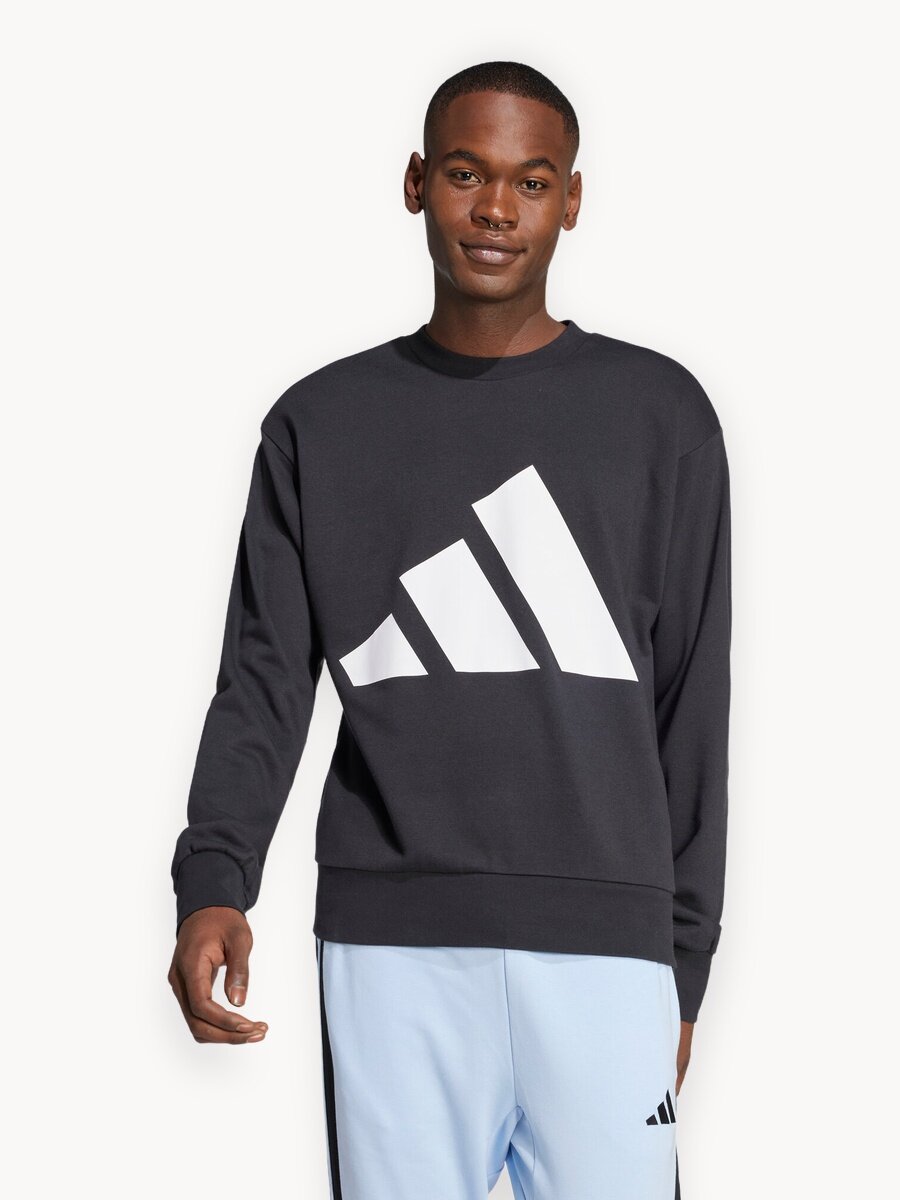 Свитшот adidas Essentials Big Logo, размер XL INT, , черный