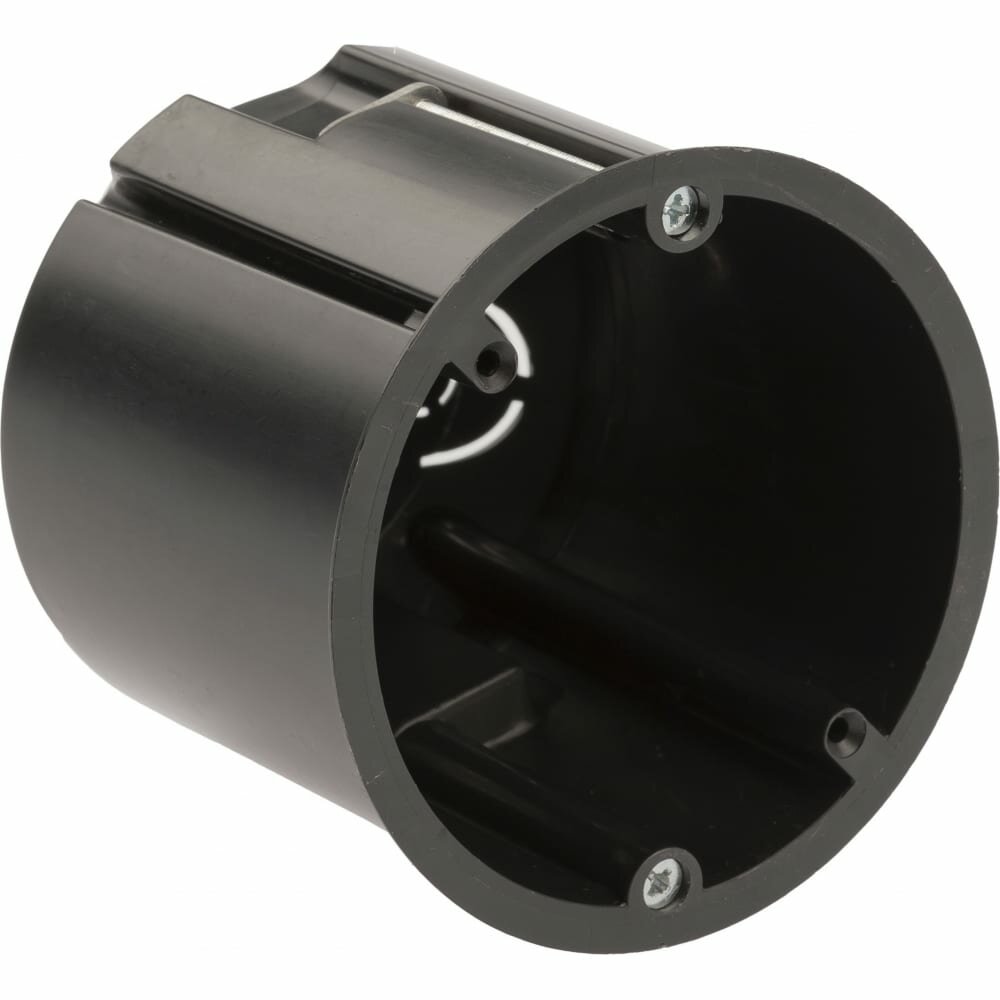 фото ЭРА Коробка установочная KUP-73-73-m-black для полых стен саморезы, метал, лапки черная Б0052725