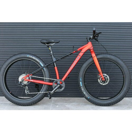 Велосипед Фэтбайк на спицах Richiesto ТТ118 8s 26 Алюминиевая рама 17 Гидравлический тормоз Спортивный Взрослый Подростковый черно-красный 3313200₽