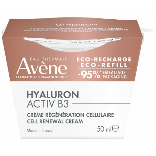 AVENE HYALURON ACTIV B3 Комплексный регенерирующий дневной крем, сменный блок, 50 мл avene hyaluron activ b3 комплексный регенерирующий дневной крем 50 мл 1 шт