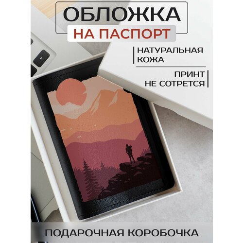 Обложка для путешествий RUSSIAN HandMade, черный