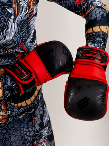 Изображение товара Перчатки MMA Wings для ММА и Единоборств (XL / черный / красный / 21-23 / красный / Красный / Мужской / Взрослая / XL)