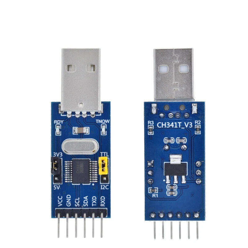 USB-TTL (USB-UART) / USB-I2C программатор (CH341T)