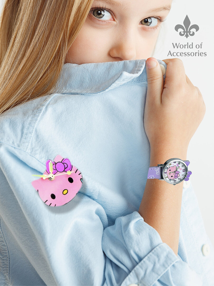 Наручные часы World of Accessories, сиреневый — фото 1