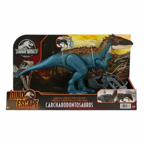 Фигурка Jurassic World Мегаразрушители Кархародонтозавр HCM04 фигурка jurassic world мегаразрушители кархародонтозавр hbx39