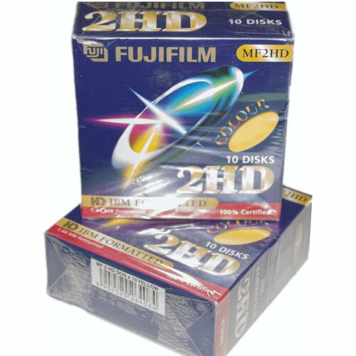 044099 Дискеты 3.5" FUJIFILM MF-2HD 1,44 Мб, упаковка 10 шт.