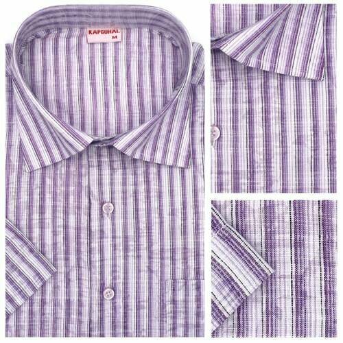 фото Рубашка , размер m, фиолетовый kapguhal