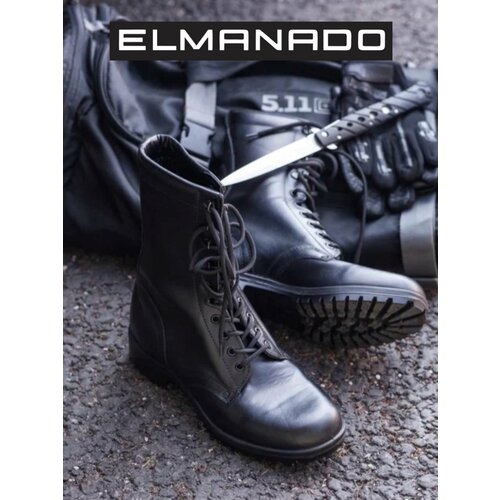 Ботинки берцы, размер 42, черный