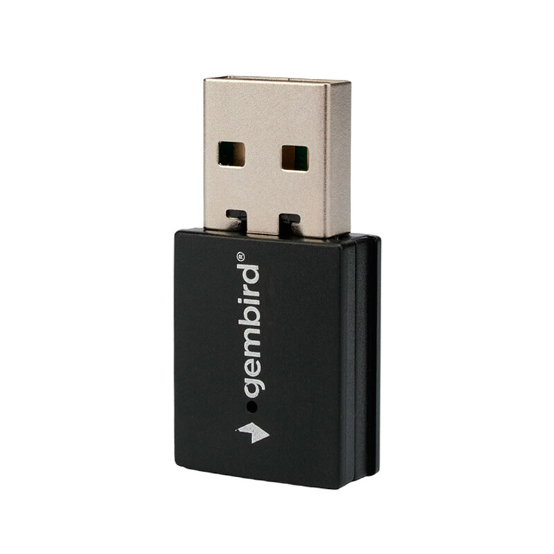 Адаптер сетевой Gembird WiFi, BT двухдиапазонный мини, 600 Мбит, USB, 802.11b/a/g/n/ac - фото №1