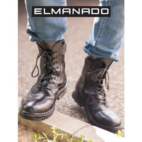 Ботинки берцы, размер 43, черный