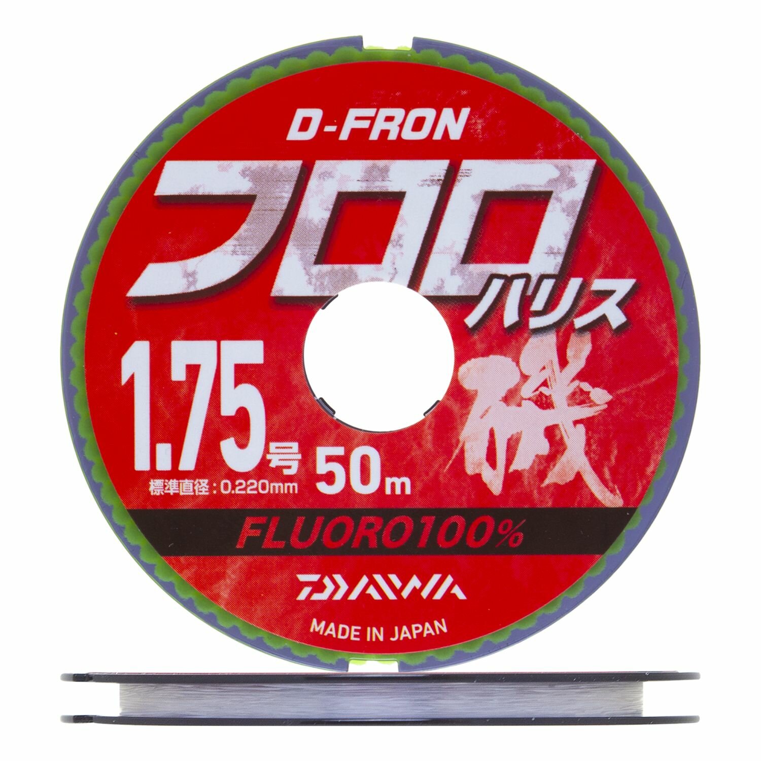 Флюорокарбон Daiwa D-Fron Fluoro Harisu #1,75 0,220мм 50м (clear)