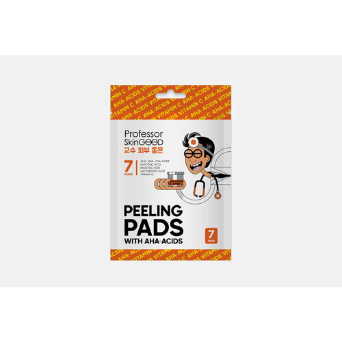 professor skingood peeling pads with acids and vitamin c Набор пилинг-дисков для лица с AHA-кислотами и витамином C Professor SkinGOOD Peeling Pads with Acids and Vitamin C / количество 7 шт