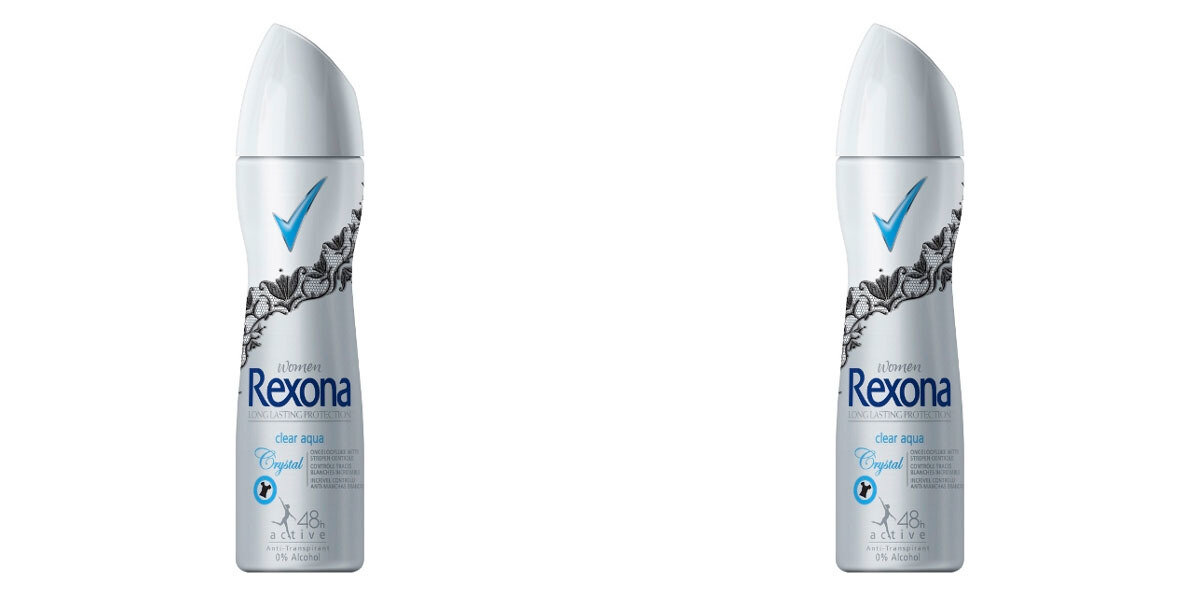 Rexona Дезодорант-антиперспирант спрей женский Crystal Чистая вода, 150 мл, 2 шт