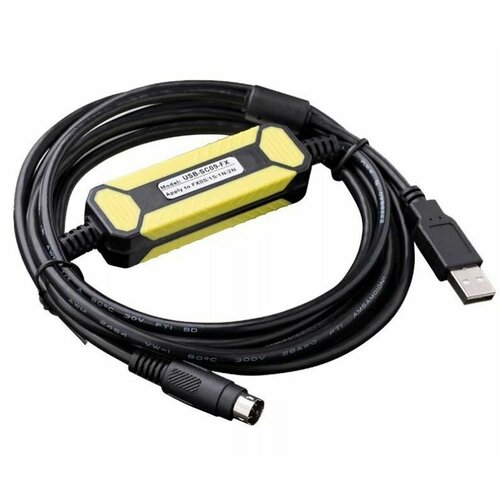 Кабель USB-SC09-FX для PLC Mitsubishi, Кабель для FX0N FX1N FX2N FX0S FX1S FX3U FX3G.