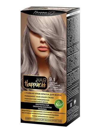 Белита-М Hair Happiness Крем-краска для волос аммиачная 9.1