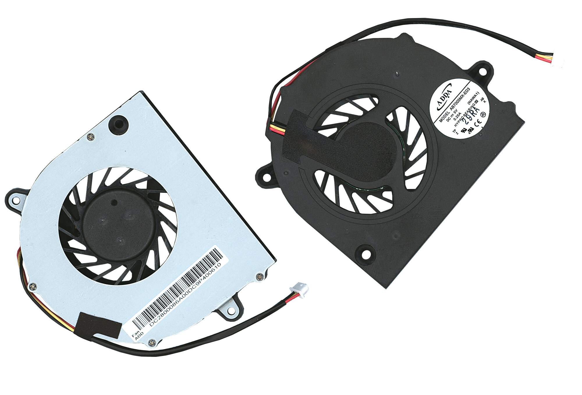 Вентилятор (кулер) для Toshiba AT07Q0040A0 (3-pin) AMD ver.1