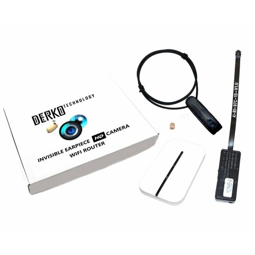 Микрокамера и Wi-Fi роутер с гарнитурой Bluetooth и микронаушником Pico 4 мм 2920000₽