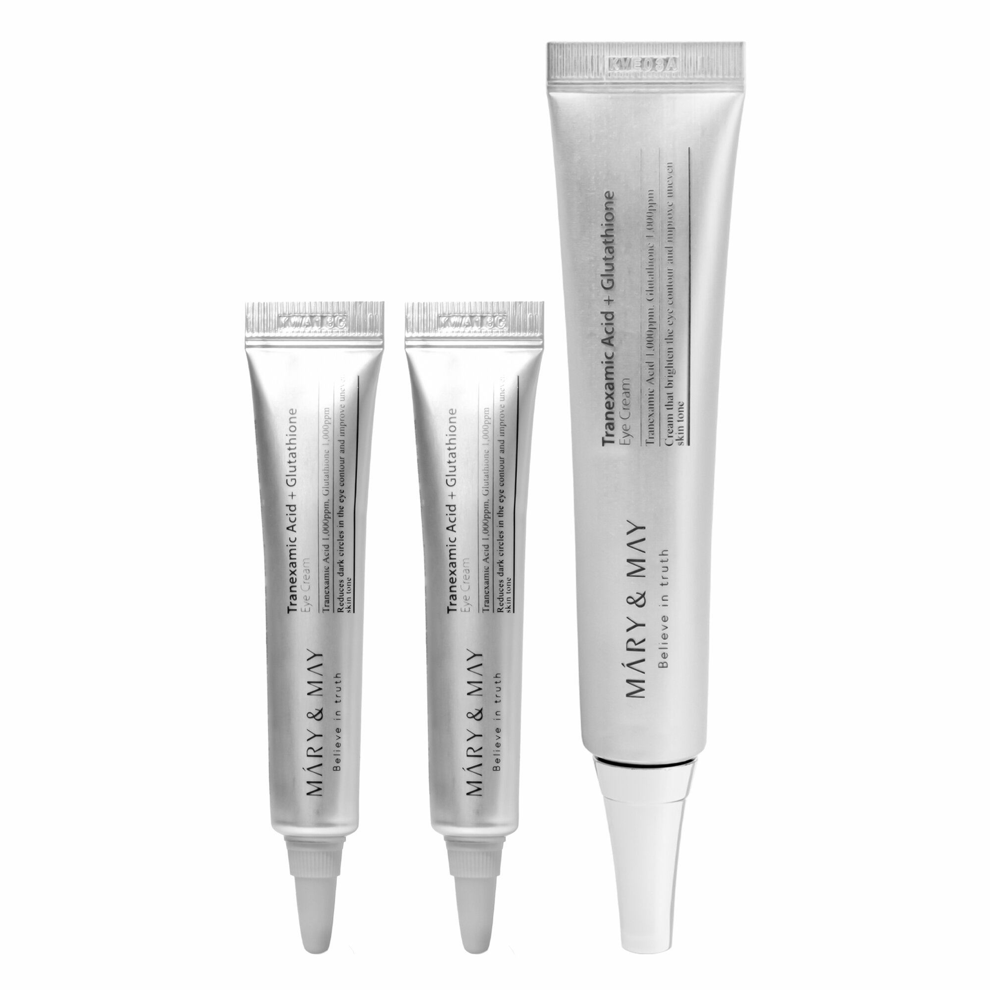 Подарочный набор кремов для глаз с глутатионом | Mary&May Glutathione Eye Cream Special Set (30 г + 12 г x2)