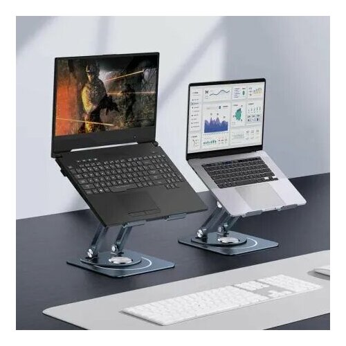 Подставка для ноутбука Baseus UltraStable Pro Series Rotatable and Foldable Laptop Stand (B10059900811-00) 2-Hinge Version