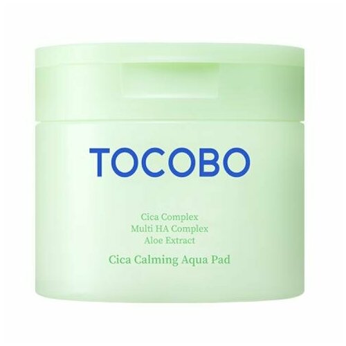 фото Tocobo тонер-пэды успокаивающие с центеллой - cica calming aqua pad, 60шт