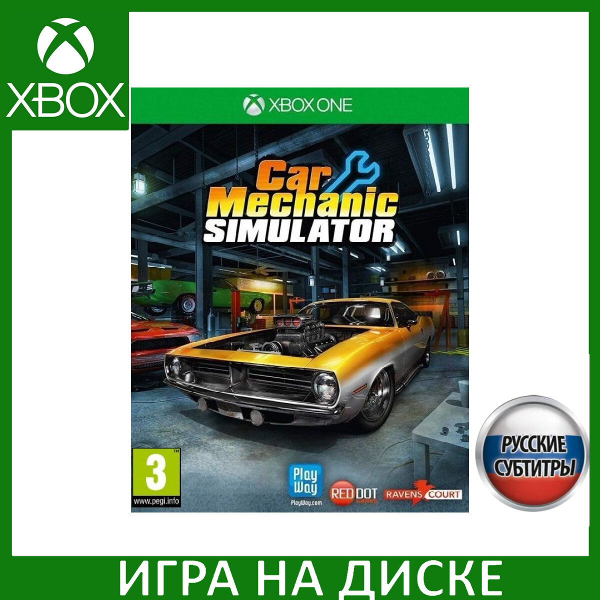 Игра Car Mechanic Simulator Xbox One, Series X Русская Версия Диск на Xbox