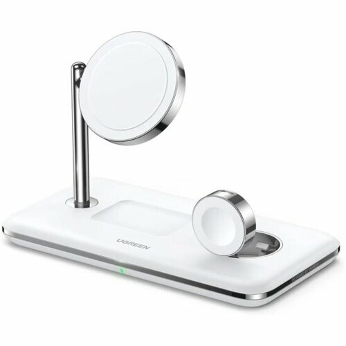 Беспроводное зарядное устройство Ugreen 90326, Qi, 25 Вт белый
