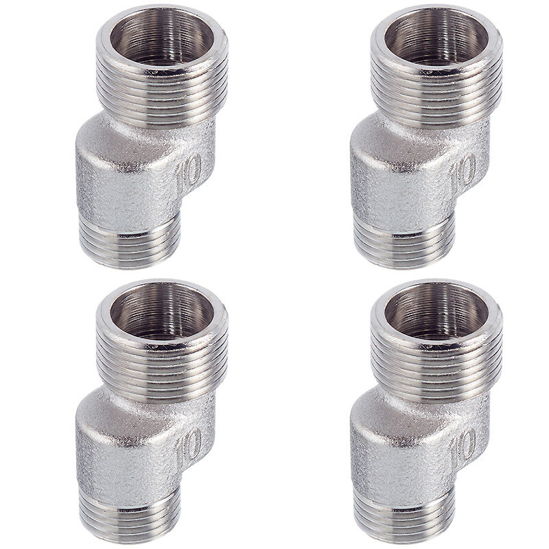 Эксцентрик 1 НР(ш) х 3/4 НР(ш) х 10 мм латунный (4 шт.)