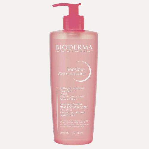 Изображение товара Мицеллярный гель Bioderma "Sensibio", для чувствительной кожи, 500 мл