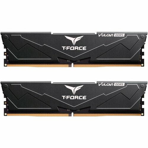 ОЗУ TEAMGROUP T-Force Vulcan 32GB (FLBD532G6000HC38GDC01) DDR5 (2x16GB) 6000MHz CL38 (38-46-46-76) 1.25V / Black