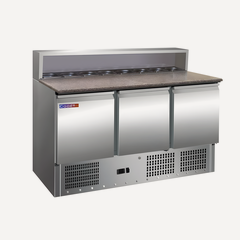 Изображение товара Стол холодильный для пиццы COOLEQ PS903, 400 л, 1365х700х1100 мм, 220 В, 0.24 кВт