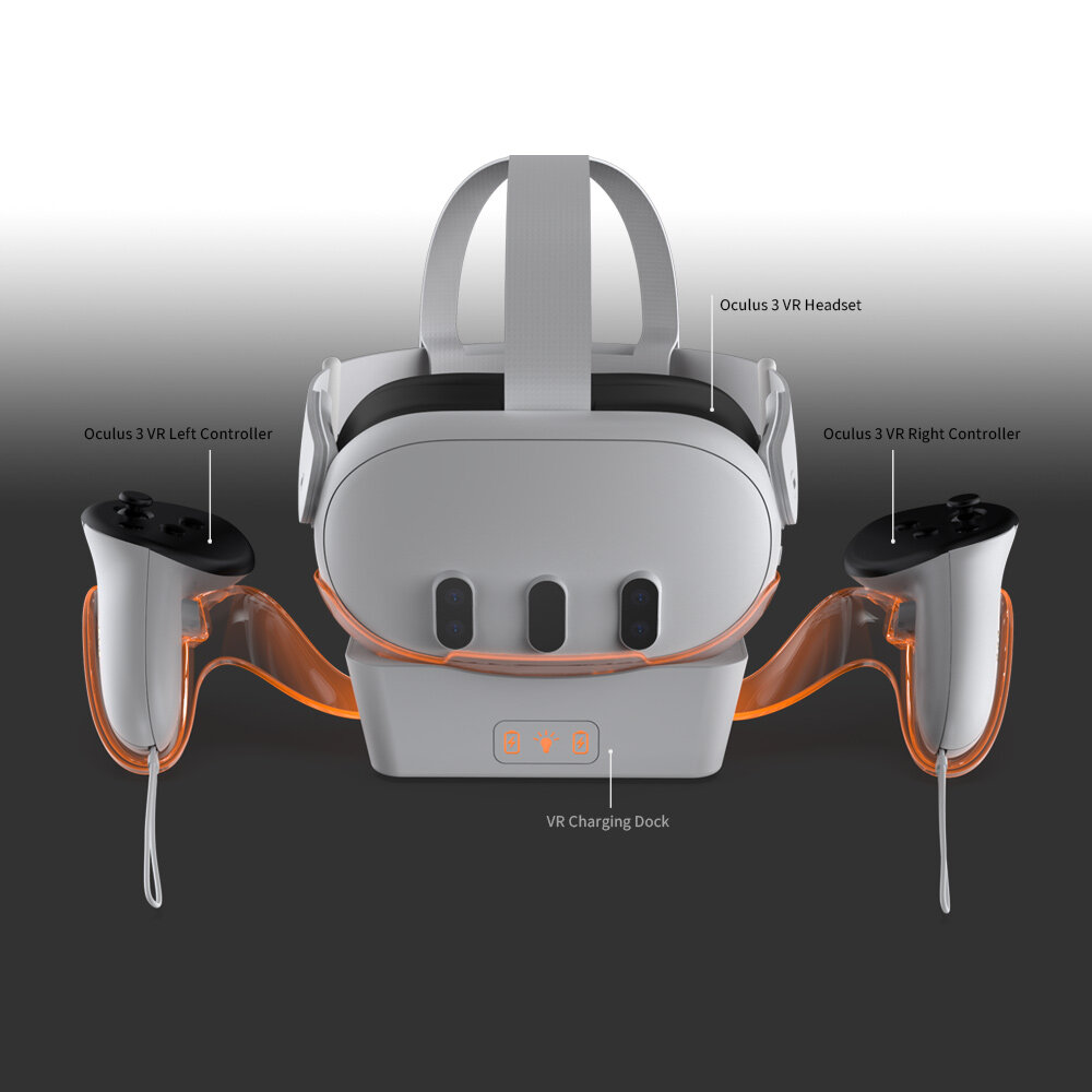 Зарядная станция DOBE для Oculus Quest 3 зарядка для Oculus Quest 3 — фото 1
