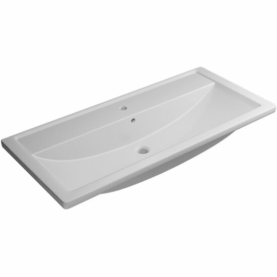 Раковина Uperwood для ванной Foster 100х455х175 см белая глянцевая