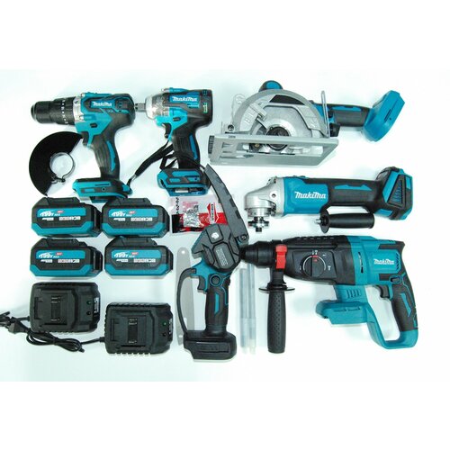 Набор аккумуляторного инструмента 6 в 1