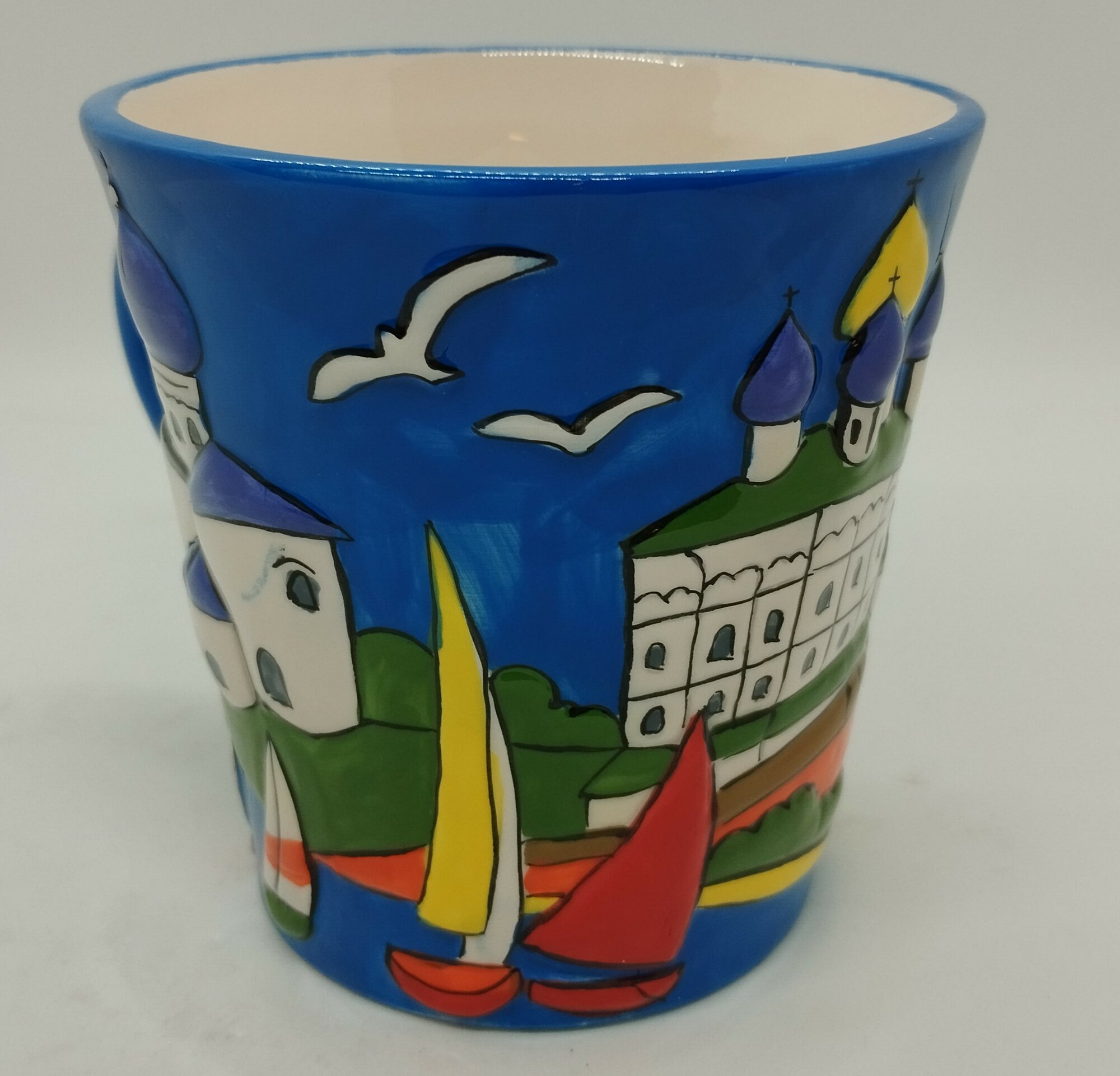 Кружка керамическая с глазурью Псков, 500 мл — фото 1