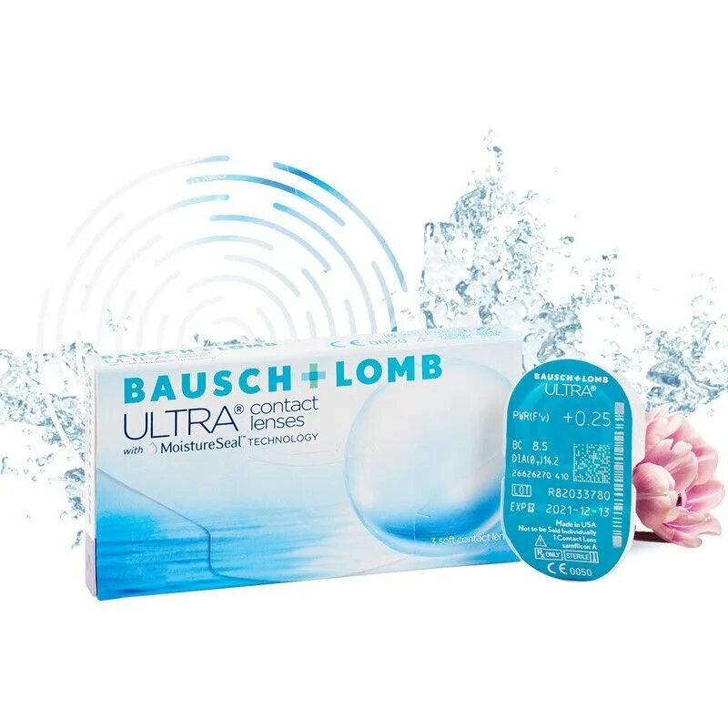 Изображение Контактные линзы Bausch&Lomb ULTRA 6 pk (BC 8.5; D -5.50)