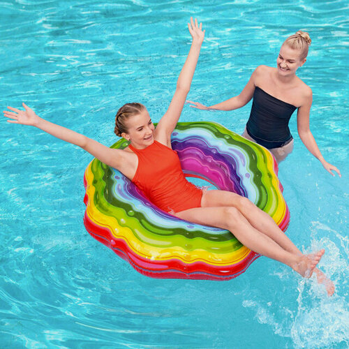 Изображение товара Надувной круг Радуга 115 см, Bestway, 36163