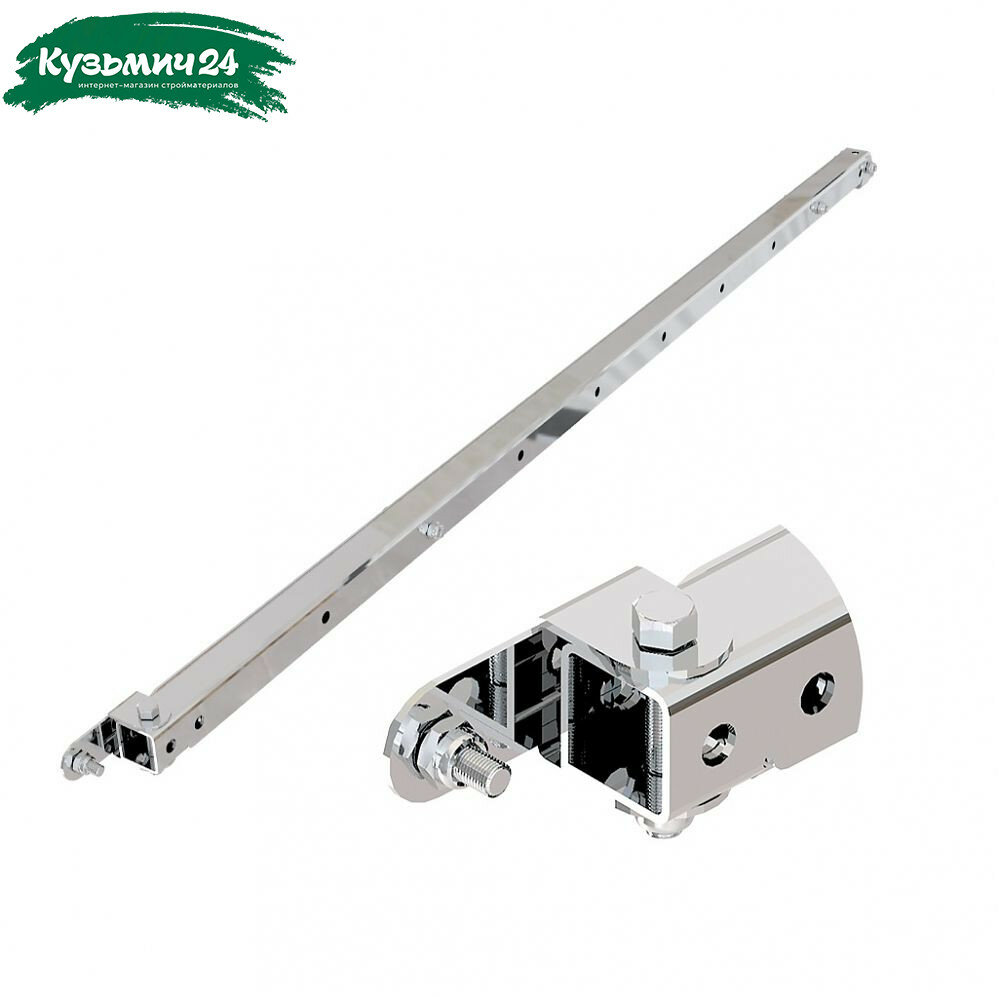 Опора телескопическая Ferrum f6301 L=1000-1800 мм для жесткой фиксации дымохода на кровле