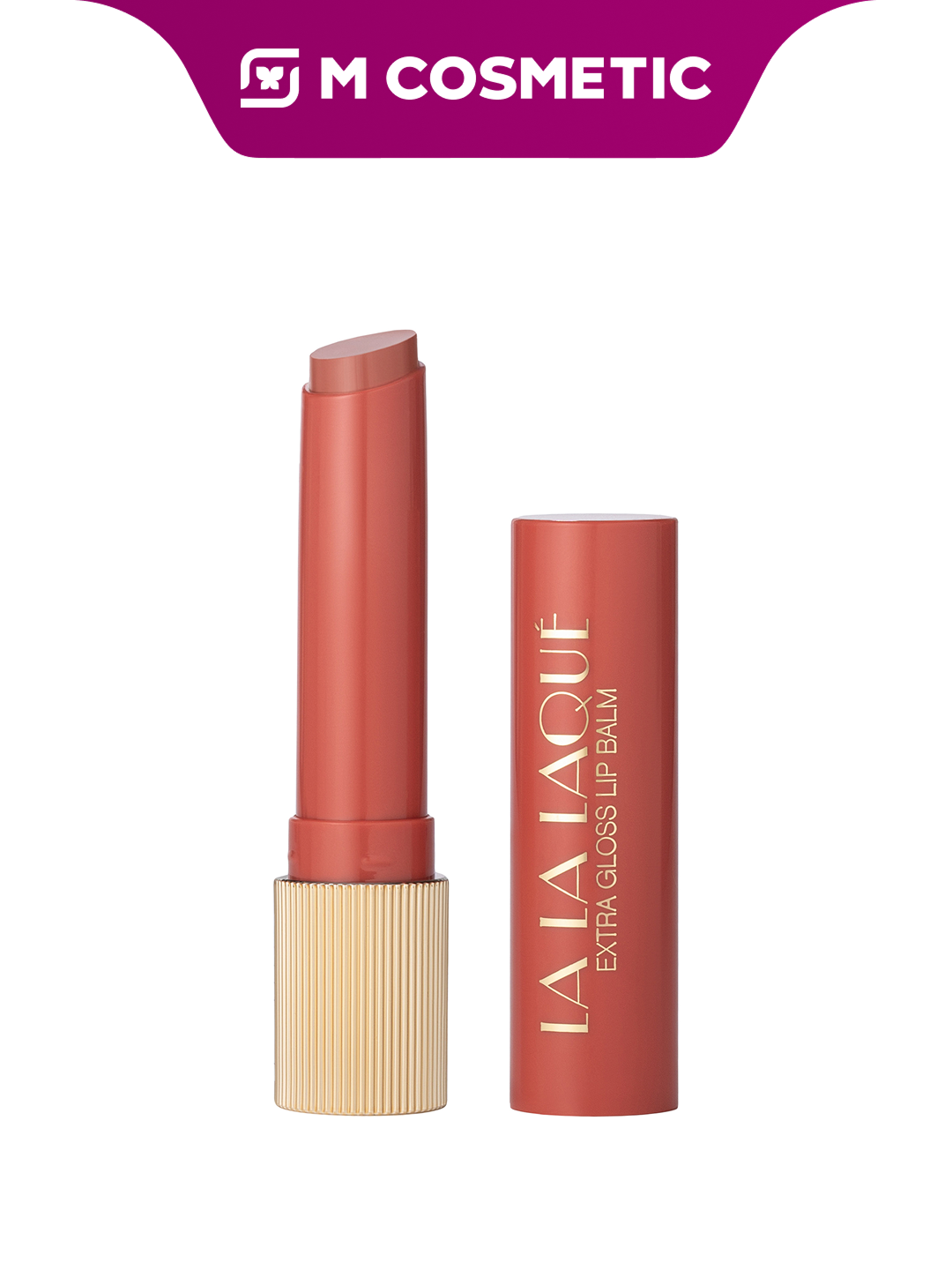 Помада-бальзам VIVIENNE SABO La La Laque 03, 2.5 г, глянцевый блеск, персиковый, питательный