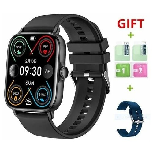 Умные часы ZIMO T12 181 IP67 bluetooth черный 199000₽