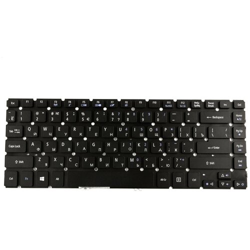 Клавиатура для ноутбука Acer V7-481 V5-473 горизонтальный Enter P/N: NSK-R8BBQ, AEZQK700010