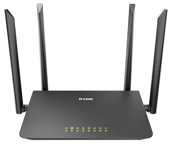 Беспроводной маршрутизатор D-Link DIR-820/RU/A1A 802.11aс 867Mbps 2.4 ГГц 5 ГГц 3xLAN LAN черный